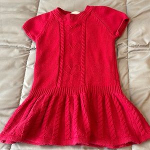 Red Sweater dress. Size 2T